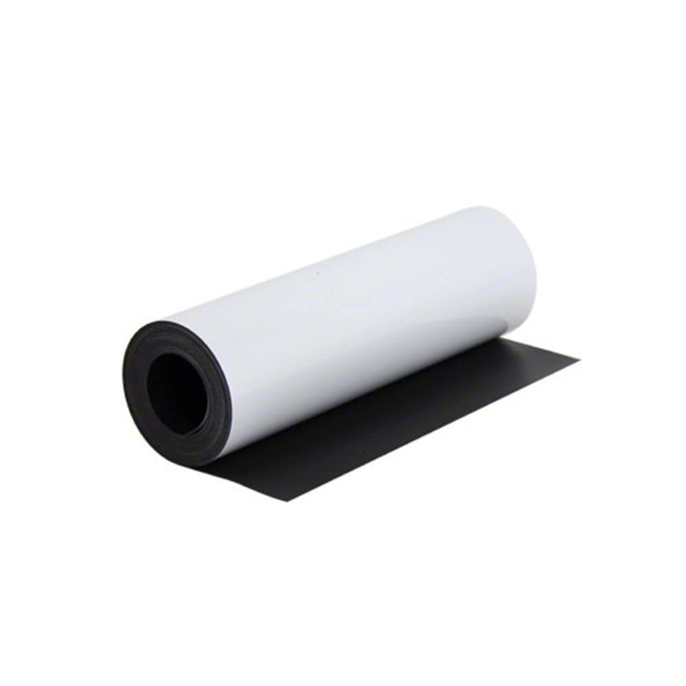  Flexible Magnets 24x3 feet .30mil Super Strong Flexible Material by Flexible Magnets, white 