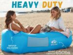 WEKAPO Inflatable Lounger Air Sofa Hammock-Portable,Water Proof& Anti-Air Leaking Design-Ideal Couch for Backyard Beach Traveling Camping Picnics & Music Festivals - Image 5