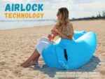 WEKAPO Inflatable Lounger Air Sofa Hammock-Portable,Water Proof& Anti-Air Leaking Design-Ideal Couch for Backyard Beach Traveling Camping Picnics & Music Festivals - Image 6