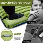 Yuzonc Camping Sleeping Pad, Ultralight Camping Mat with Pillow Built-in Foot Pump Inflatable Sleeping Pads Compact for Camping Backpacking Hiking Traveling Tent - Image 7