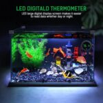 PAIZOO Fish Tank Digital Thermometer Accurate LED Display to ±0.9°F Tank Thermometer Aquarium Temperature Measurement Suitable for Fish, Axolotl, Turtle or Aquatic - Image 6