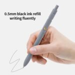 Ddaowanx Gel Pens, 6 Pcs 0.5mm Quick Dry Black Ink Pens Fine Point Smooth Writing Pens, Cute Office School Supplies Gifts for Women - Image 6