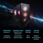 MSI Codex Z2 Gaming Desktop: AMD R7-8700F, GeForce RTX 5070, 32GB DDR5, 2TB m.2 NVMe SSD, USB Type-C, VR-Ready, Windows 11 Home : A8NVP-436US - Image 10
