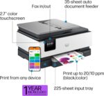 HP OfficeJet Pro 8139e Wireless All-in-One Color Inkjet Printer, Print, scan, Copy, fax, ADF, Duplex Printing Best-for-Home Office, 1 Year Instant Ink Trial Included - Image 7
