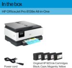 HP OfficeJet Pro 8139e Wireless All-in-One Color Inkjet Printer, Print, scan, Copy, fax, ADF, Duplex Printing Best-for-Home Office, 1 Year Instant Ink Trial Included - Image 9