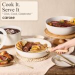 CAROTE 17pcs Pots and Pans Non Stick, Cookware Sets Detachable Handle, Induction Kitchen Pots and Pans,NonStick Cooking Set, Oven/Dishwasher/Fridge Safe, Space Saving - Image 8