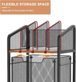 Rolling File Cabinet with Adjustable Dividers, Mobile Filing Cabinet with Storage Drawer on Lockable Wheels, Hanging File Organizer Beside Under Desk for Office, Home（Patent Pending） - Image 5