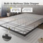 Full Size Modern Floating Bed Frame with Smart LED Lights, USB Charging Station, Sturdy Metal Platform, No Box Spring Needed, and Easy Assembly - Image 5