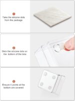 SMARTAKE 25-Piece Drawer Organizer with Non-Slip Silicone Pads, 4-Size Desk Drawer Organizer Trays Storage Tray for Makeup, Jewelries, Utensils in Bedroom Dresser, Office and Kitchen (Clear) - Image 9