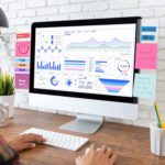 MDOZQ Office Desk Accessories 2pcs Computer Monitor Memo Board Message Board Supplies for Women Men Sticky Note Holder Home Desktop Decor - Image 8