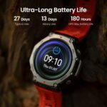 Amazfit T-Rex 3 Outdoor Smart Watch 48mm AMOLED Display, Offline Maps & Navigation, 6 Satellite Systems Dual Band GPS, 27 Days Battery Life, 170+ Sports Mode, 45m Freediving for Android, iPhone - Image 5