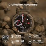 Amazfit T-Rex 3 Outdoor Smart Watch 48mm AMOLED Display, Offline Maps & Navigation, 6 Satellite Systems Dual Band GPS, 27 Days Battery Life, 170+ Sports Mode, 45m Freediving for Android, iPhone - Image 6