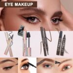 All in One Makeup Kit Makeup Kit for Women Full Kit Multipurpose Makeup ，eyeshadow、 liquid foundation,Loose powder,Eyebrow pencil,4-color lip gloss set - Image 8