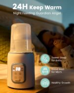 Bottle Warmer, GROWNSY 8-in-1 Fast Baby Milk Warmer with Timer for Breastmilk or Formula, Accurate Temperature Control, with Defrost, Sterili-zing, Keep, Heat Baby Food Jars Function - Image 6