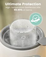 Bottle Warmer, GROWNSY 8-in-1 Fast Baby Milk Warmer with Timer for Breastmilk or Formula, Accurate Temperature Control, with Defrost, Sterili-zing, Keep, Heat Baby Food Jars Function - Image 8