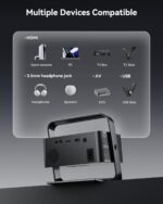 [Netflix Licensed & Native 1080P] Polocsh 4K Projector with WIFI 6 and Bluetooth, 1000ANSI Smart Projector with Auto Keystone Protable Projectors Home Theater Movie Outdoor Mini Proyector - Image 9