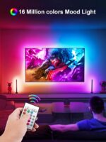 TV Backlights, 13.1FT LED Lights for 32-65 Inch TV, RGB TV LED Lights Behind, Music Sync Bluetooth APP and Remote Control TV LED Strip Lights USB Powered for Gaming/Bedroom - Image 3
