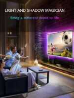 TV Backlights, 13.1FT LED Lights for 32-65 Inch TV, RGB TV LED Lights Behind, Music Sync Bluetooth APP and Remote Control TV LED Strip Lights USB Powered for Gaming/Bedroom - Image 7