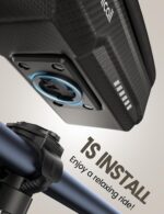 Lamicall Bike Frame Bag Waterproof - [1s Release] [2 in 1] Bike Phone Bag, Bike Phone Holder Mount, Bicycle Top Tube Bag, Cycling Pouch with Rain Cover, Bike Accessories for Phones Under 7" - Image 5