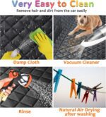 URPOWER Dog Car Seat Cover for Pets 100% Waterproof Seat Cover Hammock 600D Heavy Duty Scratch Proof Nonslip Durable Soft Back Seat Covers for Cars Trucks and SUVs - Image 8
