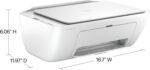 HP DeskJet 2827e Wireless All-in-One Color Inkjet Printer, Scanner, Copier, Best Home Printer, 3 Months of Instant Ink Included (6W7F5A) - Image 5