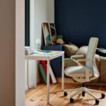 Branch Daily Desk - Functional at Home Office Desk with Effortless Assembly, Timeless Design, Rounded Corners, and Built-in Cable Notch - 36” W x 28.5” H x 24” D - Walnut Work Table - Image 3