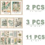 16 PCS Framed Sage Green Wall Art Decor, Matisse Wall Prints for Bedroom, Gallery Wall Frame Set, Abstract Posters for Living Room Aesthetic, Wall Collage Kit Pictures, Boho Dorm Home Decor - Image 3
