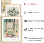 16 PCS Framed Sage Green Wall Art Decor, Matisse Wall Prints for Bedroom, Gallery Wall Frame Set, Abstract Posters for Living Room Aesthetic, Wall Collage Kit Pictures, Boho Dorm Home Decor - Image 4
