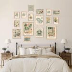 16 PCS Framed Sage Green Wall Art Decor, Matisse Wall Prints for Bedroom, Gallery Wall Frame Set, Abstract Posters for Living Room Aesthetic, Wall Collage Kit Pictures, Boho Dorm Home Decor - Image 8