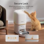 2025 Upgraded Automatic Cat Feeder - 4L Timed Auto Pet Feeder for Cat and Dog with Dry Food Dispenser, 180-day Battery Life, 1-6 Meals Per Day, 1-16 Portion, Desiccant Bag Keeps Food Fresh - Image 8