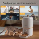 2025 Upgraded Automatic Cat Feeder - 4L Timed Auto Pet Feeder for Cat and Dog with Dry Food Dispenser, 180-day Battery Life, 1-6 Meals Per Day, 1-16 Portion, Desiccant Bag Keeps Food Fresh - Image 10