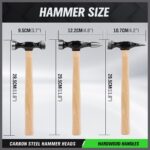 SWANLAKE 7 Piece Auto Body Repair Kit, Auto Body Tools, Auto Body Repair Tools with Carbon Steel Hammer Heads - Image 3