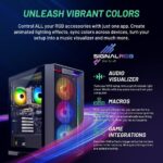 Skytech Gaming Nebula Gaming PC Desktop – AMD Ryzen 5 3600 3.6 GHz, NVIDIA GTX 1650, 500GB NVME SSD, 16GB DDR4 RAM 3200, 600W Gold PSU, 11AC Wi-Fi, Windows 11 Home 64-bit,Black - Image 3