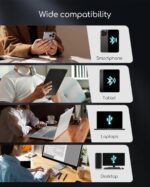 Portable Printers Wireless for Travel, Inkless Thermal Printer, Bluetooth Mobile Compact Printer Support 8.5" X 11" US Letter & A4 Size, Compatible with iPhone Android Laptop for Home Car Office - Image 3