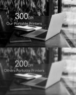 Portable Printers Wireless for Travel, Inkless Thermal Printer, Bluetooth Mobile Compact Printer Support 8.5" X 11" US Letter & A4 Size, Compatible with iPhone Android Laptop for Home Car Office - Image 8