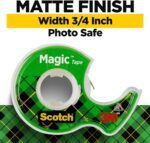 Scotch Magic Tape, Invisible, Home Office Supplies and Back to School Supplies for College and Classrooms, 6 Rolls with Dispensers - Image 3