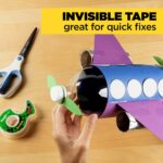 Scotch Magic Tape, Invisible, Home Office Supplies and Back to School Supplies for College and Classrooms, 6 Rolls with Dispensers - Image 9