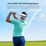 AMVR Golf Club Attachment Compatible with Meta/Oculus Quest 3S/Quest 3, Non-Slip VR Golf Handle Grip for Golf +, 80 Degree Design Keep Tracking （for Right Controller, Not for Charging Dock Battery） - Image 3