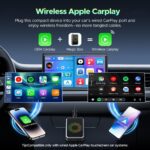 LAMTTO 3-in-1 Magic Video AI Box for Streaming Netflix/YouTube/TikTok, Wireless Carplay Adapter Dongle with USB Drive for OEM Wired Apple Car Play Cars - Image 4