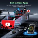 LAMTTO 3-in-1 Magic Video AI Box for Streaming Netflix/YouTube/TikTok, Wireless Carplay Adapter Dongle with USB Drive for OEM Wired Apple Car Play Cars - Image 5