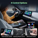 LAMTTO 3-in-1 Magic Video AI Box for Streaming Netflix/YouTube/TikTok, Wireless Carplay Adapter Dongle with USB Drive for OEM Wired Apple Car Play Cars - Image 9