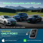 LAMTTO 3-in-1 Magic Video AI Box for Streaming Netflix/YouTube/TikTok, Wireless Carplay Adapter Dongle with USB Drive for OEM Wired Apple Car Play Cars - Image 10
