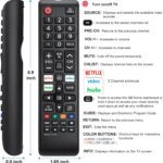 【Pack of 2】 New Universal Remote for All Samsung TV Remote, Replacement Compatible for All Samsung Smart TV, LED, LCD, HDTV, 3D, Series TV - Image 8