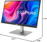 ASUS ProArt Display 27" Monitor PA278CV - WQHD (2560 x 1440), IPS, 100% sRGB, 100% Rec. 709, ΔE < 2, Calman Verified, USB Hub, USB-C, DisplayPort Daisy-chaining, HDMI, Eye Care, Height Adjustable - Image 17