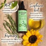 Rosemary & Mint Leave-In Conditioner, Nourishes Dry Hair, Detangles, Soothes & Purifies Scalp, Frizz-Control Formula, 240ml/8 fl oz - Image 3