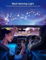 Govee Car LED Lights, Smart Car Interior Lights with App Control, RGB Lights with DIY Mode and Music Mode, 2 Lines Design LED Lights for Cars with Car Charger, 12V - Image 4
