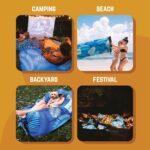 Chillbo Inflatable Couch – Cool Inflatable Chair. Upgrade Your Camping Accessories. Easy Setup is Perfect for Hiking Gear, Beach Chair and Music Festivals. - Image 3