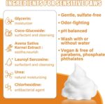 Paw Cleaner for Dogs and Cats,Magic Foam - Clean Paws Rinse Free Foaming Cleanser-Dry Shampoo, Foot Cleaner Brush - with Rose Extract, Odor Control Wash - Good for Puppy - Image 8