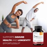 Sandhu's Zinc Quercetin 120 Vegetarian Capsules (Pack of 1) | Zinc Supplements for Antioxidant Immune Support for Men and Women | Gluten, Soy, Dairy Free - Image 5