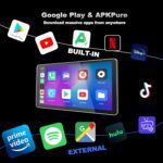 3-in-1 Wireless CarPlay Adapter & Android Auto Wireless Adapter, Plug & Play, Easy Setup, Supports Netflix, YouTube, TF Card, and More for Cars with OEM Wired CarPlay/Android Auto - Image 4